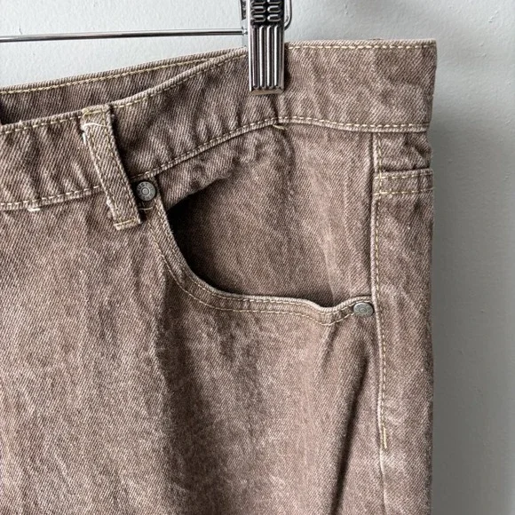 Trust Jeans Mens 42x32 Classic Loose Baggy Fit Wide Leg 90s Skater Grunge Y2K - Picture 6 of 11